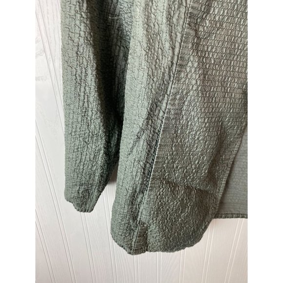 Eileen Fisher Jacket‎ Soft Green size Small 100% silk - Picture 4 of 5